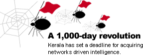  A 1,000-day revolution: Kerala has set a deadline for acquiring networks driven intelligence.