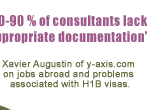 Xavier Augustin of y-axis.com on the problems attached to H1B visas.