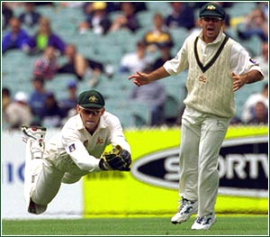 Gilchrist takes a stunning catch