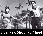 Mala Sinha and Rajendra Kumar in Dhool Ka Phool
