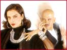 Rakesh Roshan with Rekha in Mother