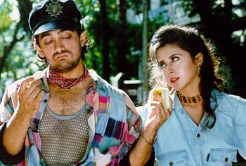 Aamir Khan and Urmila Matondkar in Rangeela