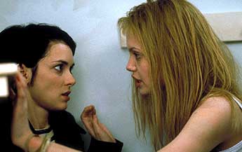Winona Ryder and Angelina Jolie in Girl, Interrupted
