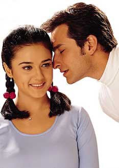 Preity Zinta and Saif Ali Khan