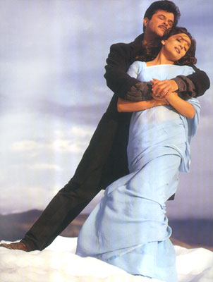 Anil Kapoor and Madhuri Dixit in Pukar