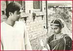 Soumitro Chatterjee and Sharmila Tagore in Apur Sansar