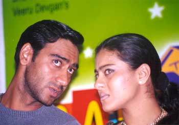 Ajay Devgan and Kajol