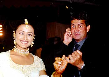 Namrata Shirodkar and Mahesh Manjrekar