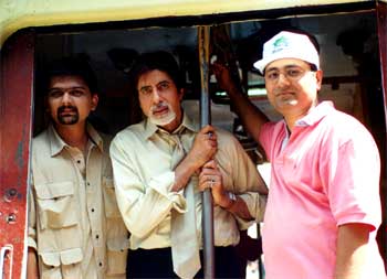 Gaurang Doshi, Amitabh Bachchan and Vipul Shah