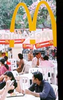 A typical McDonald's restaurant in Bombay