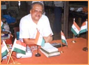 Dhanesh Bhatt at his unit in Borivili, Mumbai