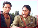 Faisal Khan and Johny Lever in Mela