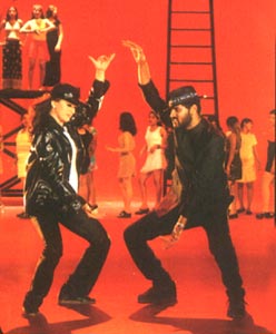 Madhuri and Prabhudeva in Pukar