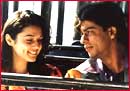 With Shah Rukh Khan in Dil Se..