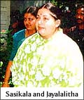 Sasikala and Jayalalitha