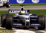 Ralf Schumacher in the lead in Sunday's race