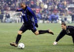 Ronaldo scores against Verona on Wednesday.