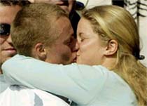 Lleyton Hewitt and Kim Clijsters