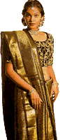 A lady in a sari