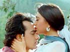 Aamir Khan and Karishma Kapoor in Raja Hindustani